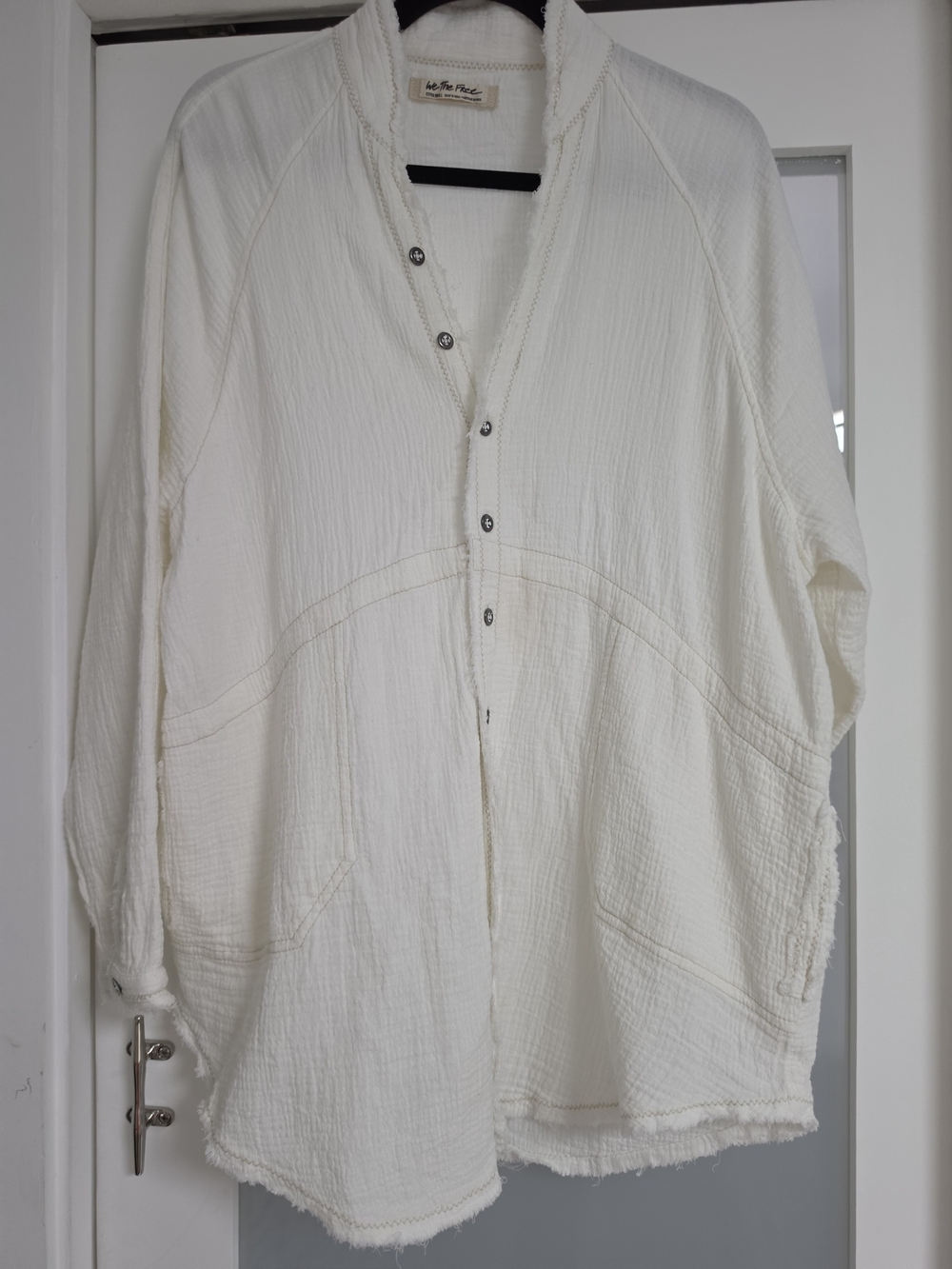 We The Free Ivory Textured Button-Down Tunic - Picture 11 of 11